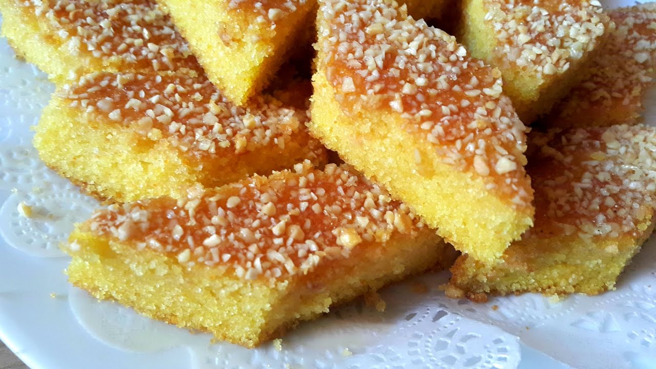 bassboussa aux mandarines  بسبوسة بالمانضارين