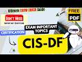 How I Cracked CIS-DF Exam in 6 Hours| CIS - Data Foundations (CMDB and CSDM) Exam Tips & Topics |PDF