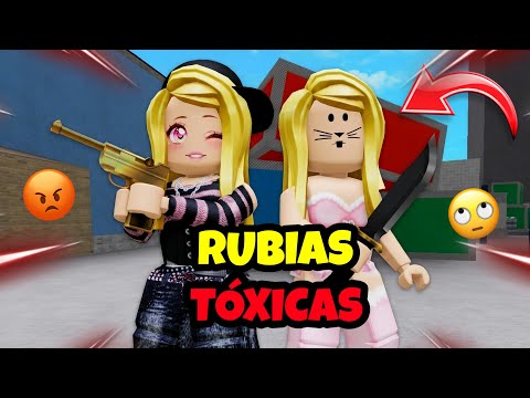 PROBÉ ser una RUBIA TÓXICA en MM2 😨