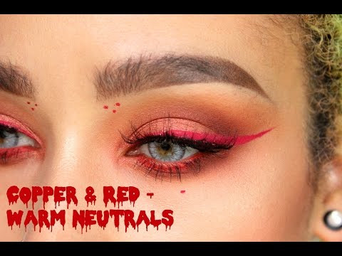 NYX Ultimate Warm Neutral Palette | Copper & Red Makeup Tutorial