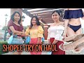 SHOPEE TRY-ON HAUL 2021 tops, swimsuit &amp; sandals