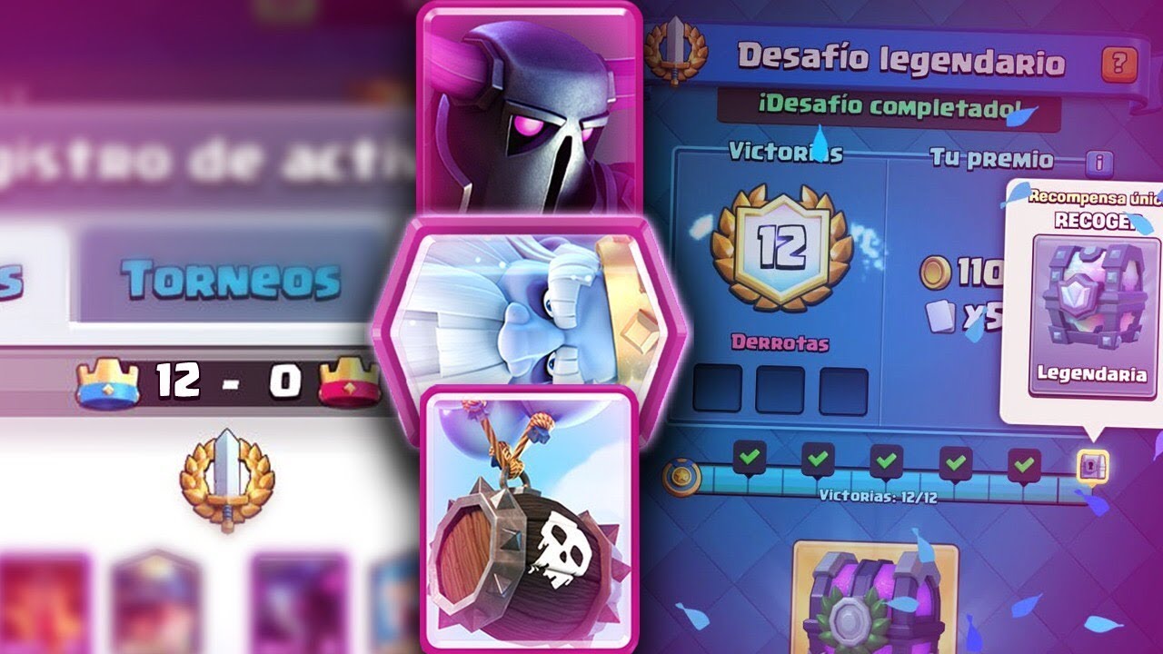 ¡EL MEJOR MAZO PARA EL DESAFÍO LEGENDARIO! ¡12-0 EN EL NUEVO DESAFÍO DE CLASH ROYALE! camera iphone 8 plus apk