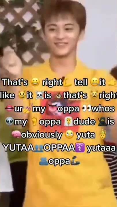 yuta oppa 😍