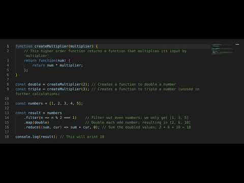 Javascript interview question: Higher order functions in javascript