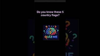 Do you know these 5 country flags? #BrainWorkout #dailyquiz #MemoryGames #BrainTraining