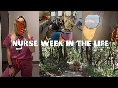 REGISTERED NURSE VLOG —   week in my life as a flight nurse & emergency department RN
