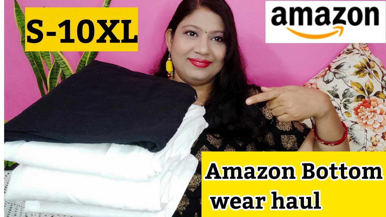 ❤️Amazon Bottom wear haul ❤️white trousers/Palazzo/sharara ❤️plus size S-10XL❤️
