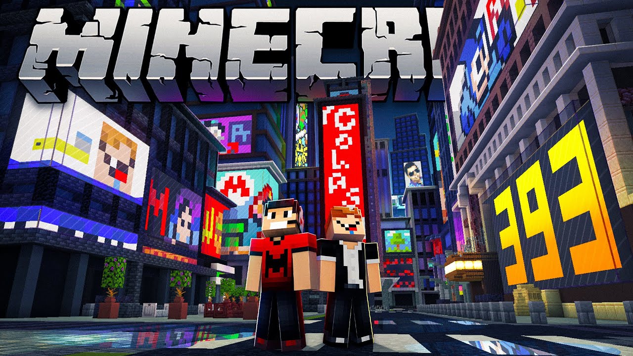 Times Square de LED no Minecraft - Em busca da casa automática 