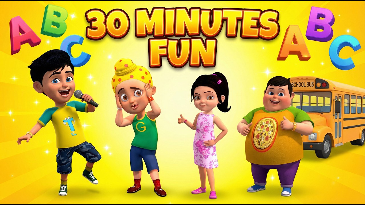 30 Minutes English Rhymes Compilation | Nursery Rhymes & Kids Songs | Preschool Learning