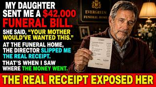 My Daughter Sent Me A $42,000 Funeral Bill… Then The Funeral Director Slipped Me The Real Receipt