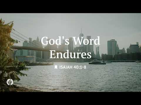 God's Word Endures Audio Reading Our Daily Bread Devotional May 11 2026