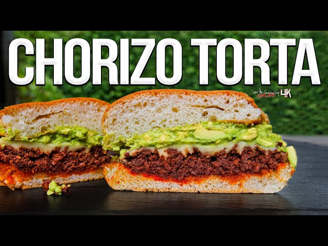 Mexican Chorizo Torta Sandwich | SAM THE COOKING GUY 4K