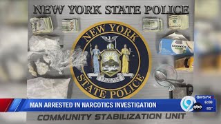 New York State Police: Man charged after pound of cocaine seized from home