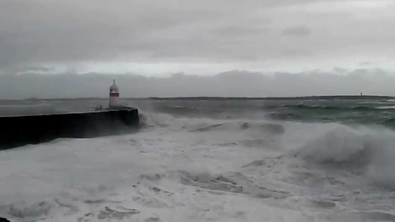 Winter Storm, Castletown, Isle of Man | youtube