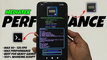 Enable MEDIATEK 120FPS PERFORMANCE | Get More FPS + Max PERFORMANCE !