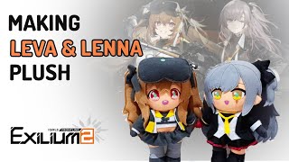 How I made Leva and Lenna Plush | Girls' Frontline 2: Exilium 1st Anniversary Big Update