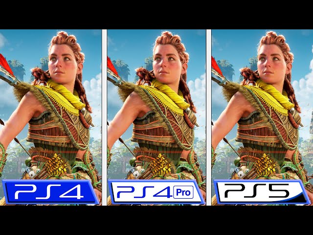 Horizon: Forbidden West – PS5 vs PS4 Pro vs PS4 Performance Review