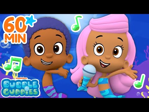 Music Marathon with Bubble Guppies! 🎵  60 Minute Songs & Games Compilation | Bubble Guppies