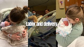 LABOR AND DELIVERY BIRTH VLOG | MY 3 MINUTE DELIVERY | THE BIRTH OF OUR THIRD BABY