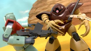 ガンプラコマ撮り HGUC ゴッグ 組み立て GUNPLA stop motion GOGG