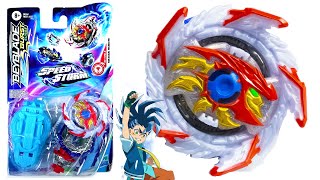 NEW KOLOSSAL HELIOS H6 ZONE-SPM 1B + QR CODE BEYBLADE BURST SURGE SPEEDSTORM REVIEW