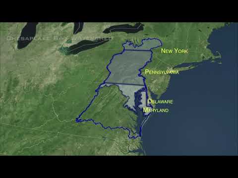 Video: Mapy Chesapeake Bay