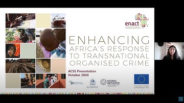 Measuring Organize Crime in Africa: Introducing the ENACT Organized Crime Index – Laura Adal