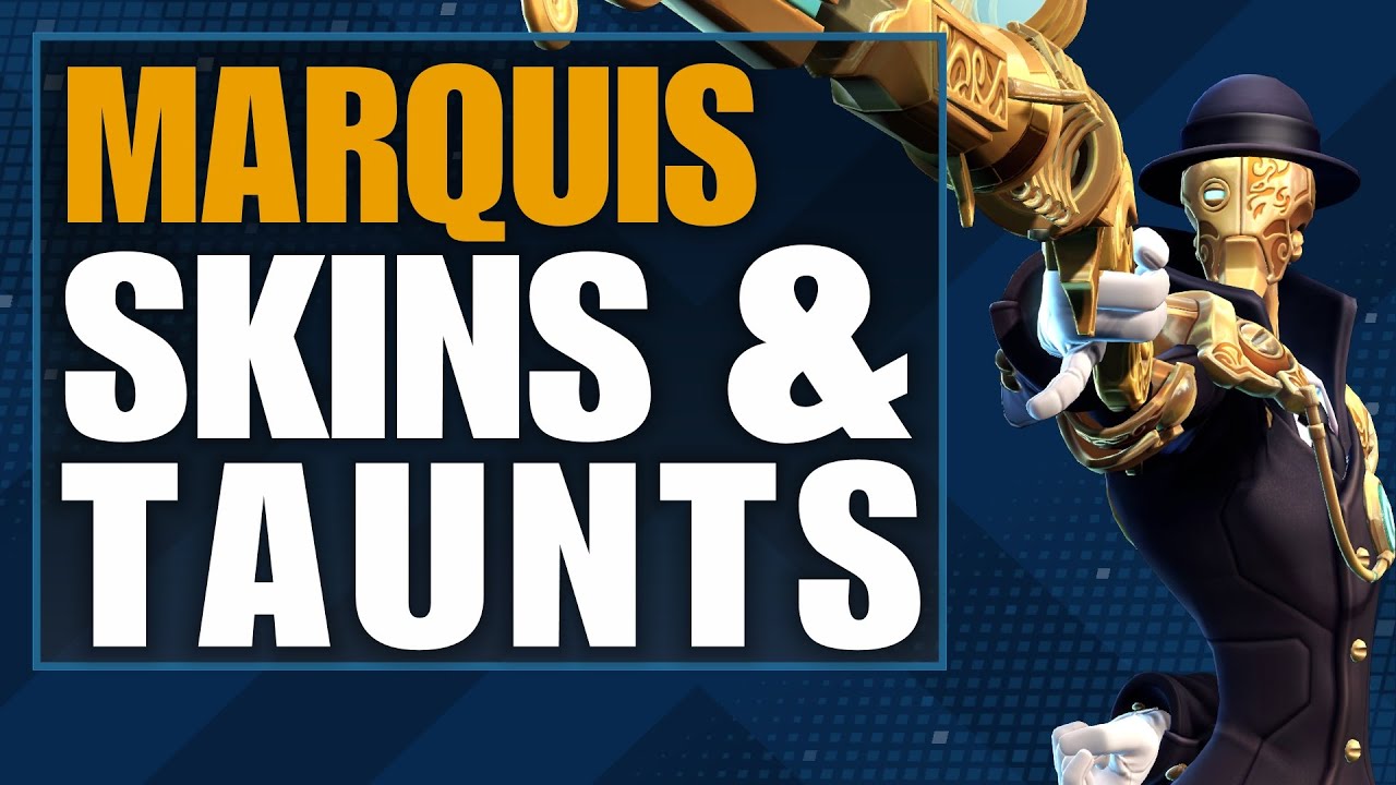Firstlook at Marquis' Skins & Taunts - Battleborn