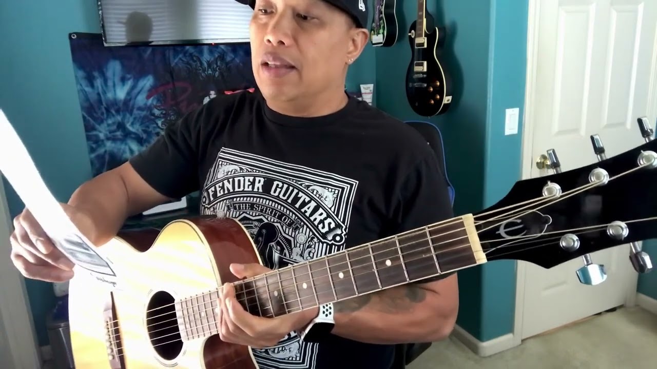 Epiphone PR4E Acoustic/Electric sound check YouTube