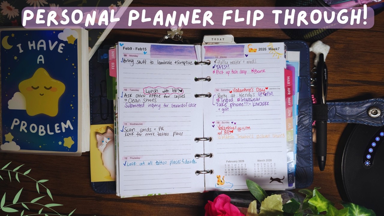 2026 Personal Rings Planner Flip Through! | Filofax Inspired ※