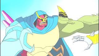 Ultimate Kevin defeats Aggregor