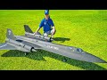 MUST SEE! STUNNING SR-71 US AIR FORCE BLACKBIRD / LOCKHEED RC TURBINE JET FLIGHT DEMONSTRATION