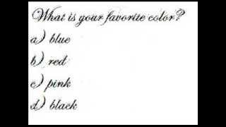 Twilight Personality Quiz.