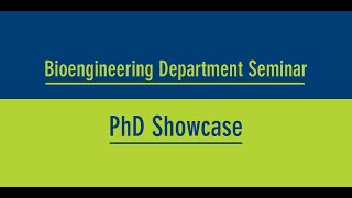 Department Seminar:  PhD Students Showcase