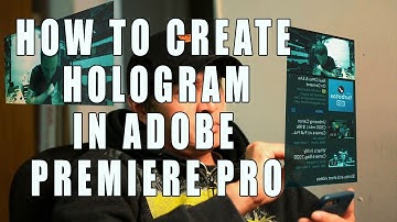 How to create a HOLOGRAM effect in PREMIERE PRO