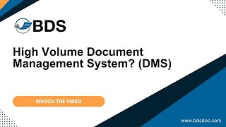 High Volume Document Management System? (DMS)