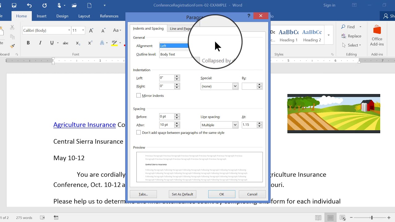 How to Set Tabs in Word 2016 YouTube