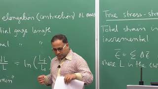 Lecture 33 – True Stress Strain