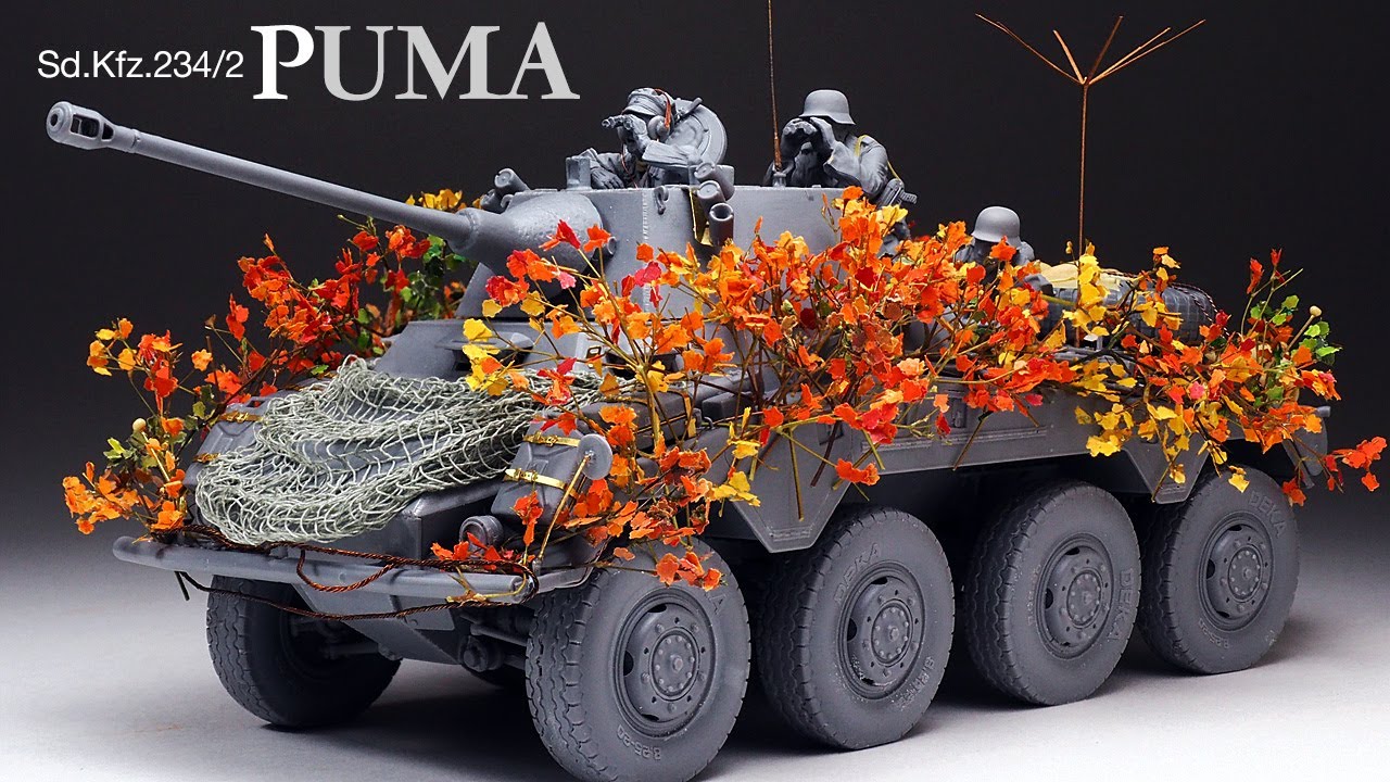 PUMA - Part 1 - 1/35 MiniArt - Tank Model - [ model building