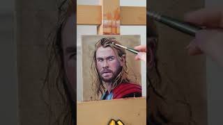No.8 of 100 - Thor Portrait Painting #shorts