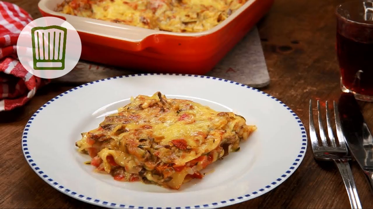 Zucchini Lasagne Ohne Fleisch Rezept Chefkoch Youtube 