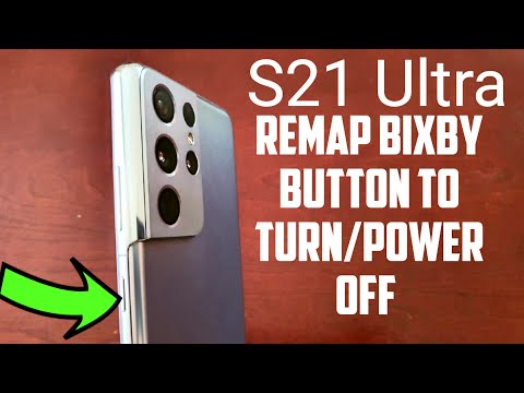 Samsung Galaxy S21 Ultra Remap Bixby Button To Power Off/Turn Off The Phone
