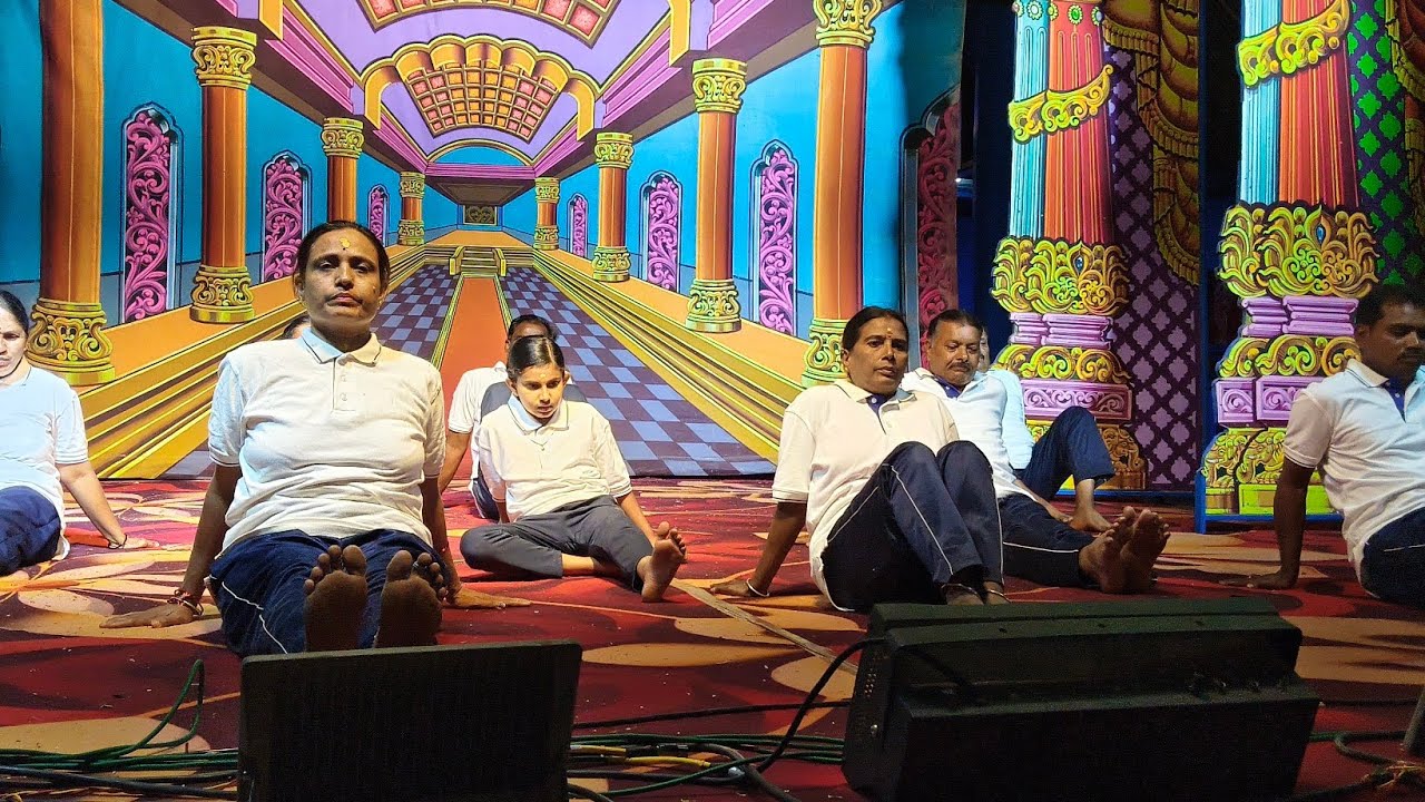 ಪತಂಜಲಿ ಯೋಗ ತಂಡದಿಂದ ಬೇಬಿ ಜಾತ್ರೆಯಲ್ಲಿ ಯೋಗ ಪ್ರದರ್ಶನ...