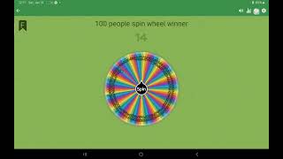 100 spin wheel winner (s1 ep 1) the spin wheel