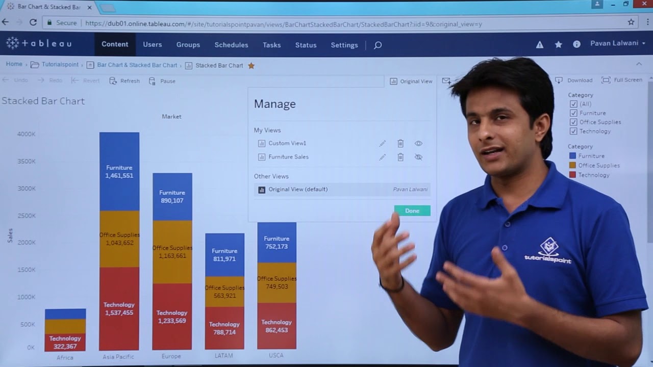 Tableau - Interacting with Tableau online 