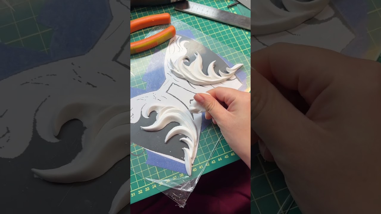 cosplay armor patterning tutorial #atla #azula #cosplaytutorial #evafoam #cosplaycraftsmanship