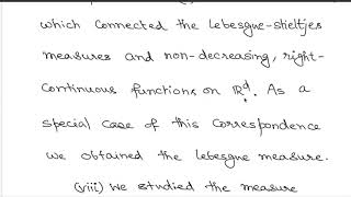 Lecture 40 : Conclusion to the course Measure Theoretic Probability 1