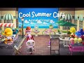 Cool summer caf  caf ambience chatter  smooth jazz piano music  study work aid