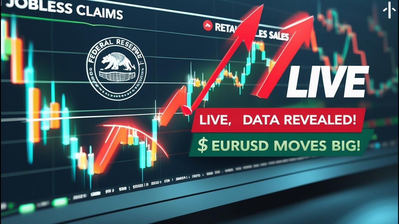 🔴 LIVE Breakdown: Retail Sales, Jobless Claims & $EURUSD Price Action - What the Banks Are Doing