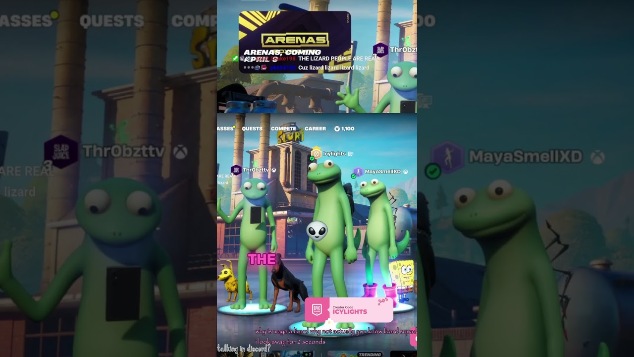 I Look Away for 2 Seconds and Now Everyone Is a Lizard 🦎 | Fortnite Shorts #fortnite #fortniteclips